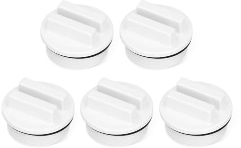 HERCHR Tapones para Invierno, Conjunto De 5 Piezas De Tapón Anticongelante De Retorno De Juego De Tapones De Drenaje para Piscina para Bañera De Masaje