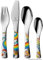 WMF Patrulla Canina - Cubertería para niños 4 piezas (tenedor, cuchillo de mesa, cuchara y cuchara pequeña)WMF Kids infantil Acero Inoxidable Cromargan Apto para lavavajillas