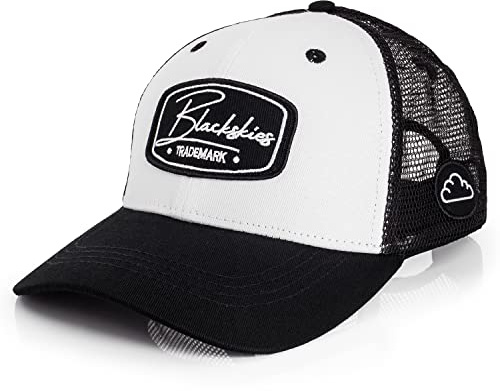 Blackskies® Race Baseball Cap | Herren Damen Premium Trucker Cap | Snapback Schirm Mütze Kappe Basecap - Männer Frauen Unisex Streetwear Outdoor Sommer Freizeit
