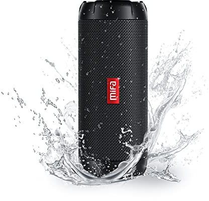 MIFA WildRod Bluetooth Lautsprecher mit Bluetooth 5.3, IP67 wasserdicht & staubdicht, 30W Wiedergabeleistung, 12H Akku, USB-C Ladeschluss und Mikro-SD Musikspielen, RGB-Licht