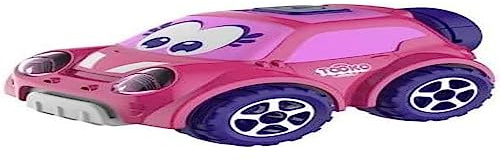 TOOKO Junior Ferngesteuertes Auto, multidirektional, Rosa, kann auch Suivre, Klang und helle Effekte, Spielzeug für Kinder ab 2 Jahren