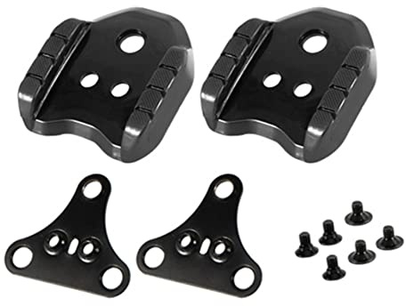 Fahrrad Schuh konverter,Asudaro 1 Paar Bike Cleats Cover Fahrradschuhe Pedal Cleat Verriegelungsklampen für Fahrradpedale Schnellspanner Fahrradpedalklampe MTB Schuhadapter Schwarz
