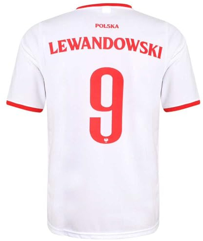 Polen Lewandowski Fußballtrikot - Kinder und Erwachsene - Jungen - Sportsachen - Geschenk - Sport t Shirt - Sportbekleidung - Größe M