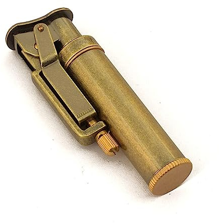 Metallrillenfeuerzeuge, Kerosin, Vintage-Feuerzeuge, Messing, nachfüllbar, Vintage, mechanische Schleifscheiben, Zündfeuerzeuge, durchsichtige Kraftstofftankfeuerzeuge, klassische Designs, Vintage-Ges
