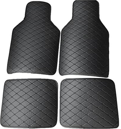 Oikabio Auto Fußmatte Universal Fußmatte Auto Innenraum F