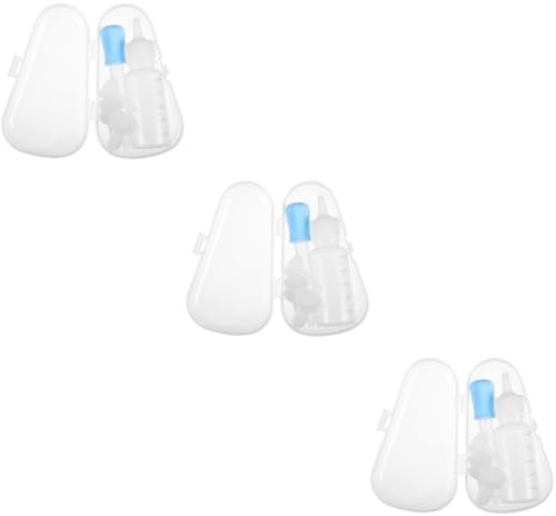 Happyyami 3sets Pet Feeding Bottle and Dropper Cat Dog Medicine Dispenser Safe Pet Feeders Pacifier Bottle Breeding Dropper Scale Easy to Carry Kit