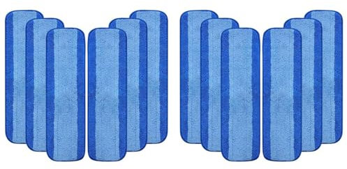 Fnfhsa Paquete de 12 Almohadillas de Limpieza de Microfibra para Trapeador en Aerosol Premium