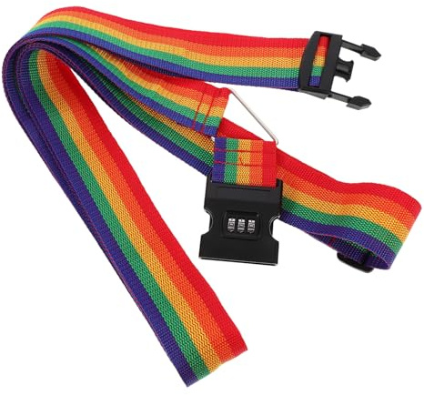 BESPORTBLE 1 Pièce Ceinture de Reliure de Valise Sangles de Bagages Sangle de Bagage Ceinture de Liaison de fret Sangle de Mot de Passe de Valise