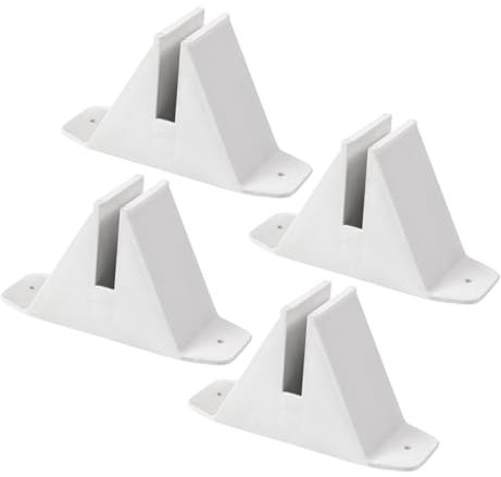 iplusmile 4stücke Kunststoff-zaunbasis Stabiler Und Langlebiger Garten-zaunhalter Für Anti-Kippen-Schutz Für Garten Rasenanlagen