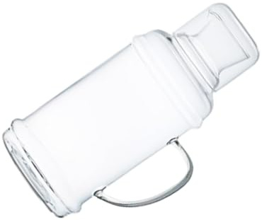 FUNNETOYU Jarra de Vidrio Transparente Resistente al Calor de Borosilicato Tetera Resistente Altas Temperaturas con Asa Grande Jarra de Agua Fría para Uso Doméstico y Oficina Capacidad