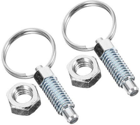 BAZEITFLOW 2pcs Spring Pin Latch Stainless Steel Pull Pin for Shelf Use Spring Plunger Retractable