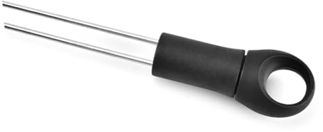 CLISPEED 6 pièces Brochettes Bbq Inox avec Manche Plastique Ergonomique Antidérapant Réutilisables pour Barbecue Extérieur Suspendues pour Rangement Facile Adaptées Repas Famille et Fêtes