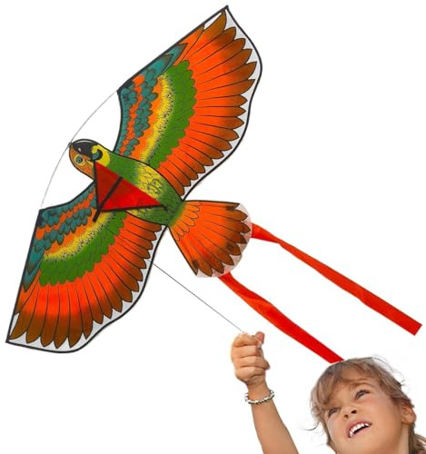 Cometa en Forma de Águila Cometas Águila Gigantes Fáciles de Volar | Juguete Interactivo Ligero Y Para Niños Al Aire Libre Playa Deportes Viajes