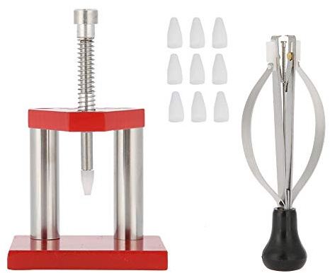 Wandisy Remover per Lancette Dell'orologio, Estrattore di Lancette Dell'orologiaio, Strumento Vtrumento di Riparazione Dell'estrattore per Estrattore dello Stantuffo della Lancetta della M