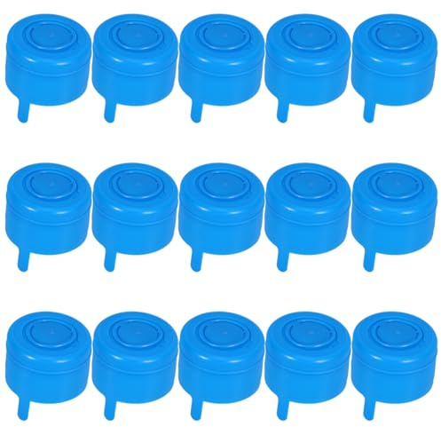 BESPORTBLE 25 Tapones De Rosca De Cubo Puro Reutilizables Tapas Inteligentes para Dispensador De Agua De Botella Cubo Sellado Fuerte Antiderrame Y Antipolvo para Hogar Oficina