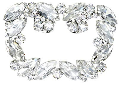 VALICLUD Mode Kristall Schuhschnalle Strass Schuhclips DIY Schuhdekor Zubehör für Hochzeit Braut Frauen