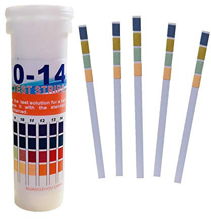 Shy-DPM, 150 Streifen Boxed PH Teststreifen Range 1-14 Indicator Paper Tester Range 4.5-9.0 PH Teststreifen for Speichel und Urin (Farbe : Range 0 14)