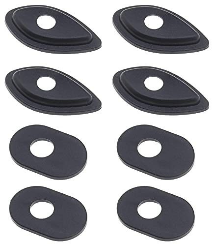 Motorrad Blinklicht Distanzscheiben Distanzstück Blinker Adapter Platten Ersatz Montage 8-teilig Set
