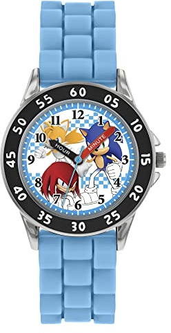 Sonic -, Reloj de Pulsera Niños, Blue Printed, SNC9038
