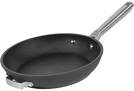Ninja Foodi ZEROSTICK stapelbare Bratpfanne mit Deckel 26cm, harteloxiertes Aluminium, langlebig, platzsparend, induktionsgeeignet, backofen- und spülmaschinenfest, Grau C50126EU