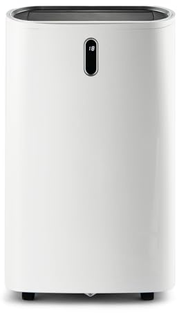 GiantexUK 7000/9000/12000BTU Portable Air Conditioner, 5-in-1 AC Unit, Heater, Dehumidifier, 2/3-Speed Fan with Sleep Mode, LED Display, Remote Control & 24H Timer (12000BTU, 3 Speed)