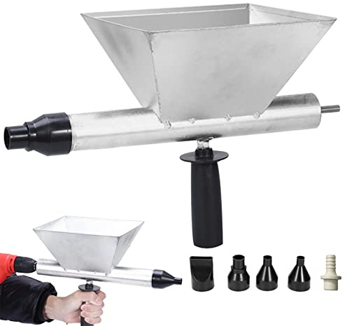 Electric Mortar Grout Guns Portable Cement Grouting Machine with 5 Alternative nozzles,Electric Mortar Grout Guns Portable Pointing Grouting Caulking Guns for Bricks Walls Floors Home Decoration