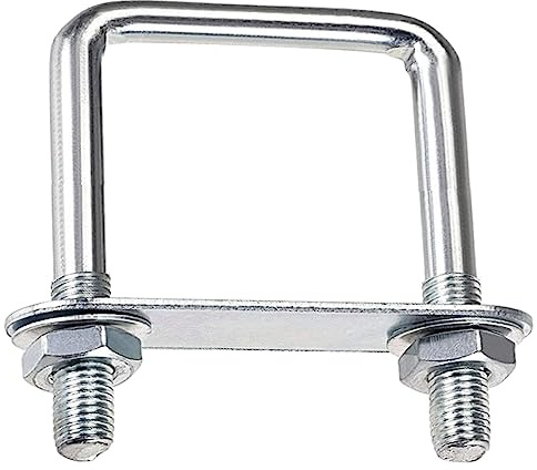 duoyif U-Schrauben M10 120mm x 160mm Groß U Bolzen Bügelbolzen 1 Sätze