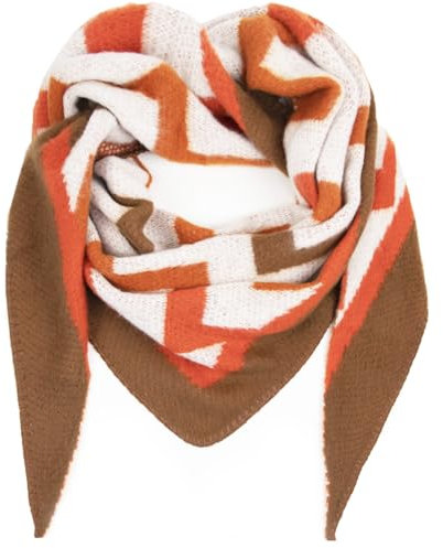 Gloop Damen Schal Strick Dreieck Schal Halstuch Poncho Dreieckstuch für Frauen und Mädchen kuschelig flauschig mehrweg Schal ohne Kratze an Haut