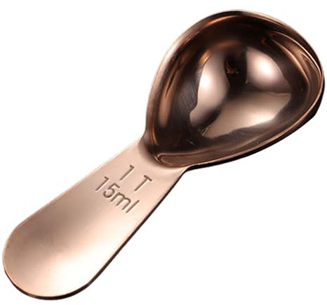 Coffee Scoop Measuring Spoon Lustrous Food Grade Ergonomic Easy Clean Measuring Teaspoon Kitchen Supplies Measuring Spoon Coffee Spoon