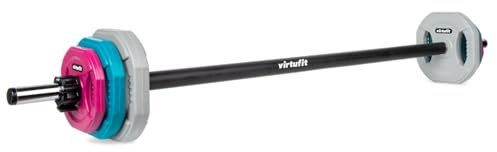 VirtuFit Aerobic Pump Set Gummi - 20 kg - Bunt