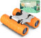 Fernglas für Kinder 8x21 Vergrößerung,Geschenke Junge Mädchen 3-10 Jahre, Stoßfestes fernrohr Kinder Outdoor Spielzeug Geburtstagsgeschenk für Vogelbeobachtung, Wandern,Sport (Orange)