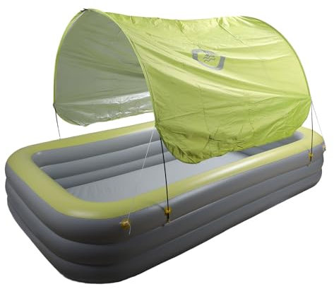 Aufblasbarer Pool Mit Überdachung, 118,1 X 68,9 X 23,6 Zoll, Aufblasbarer Pool in Voller Größe Für Kinder Und Erwachsene, Aufblasbarer Pool Für Hinterhof, Garten