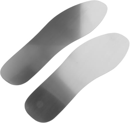 HOMSFOU Solette in Acciaio Inox per Scarpe da Uomo Inserti Anti-chiodi per Calzature Robuste e Durevoli Accessori per Calzature