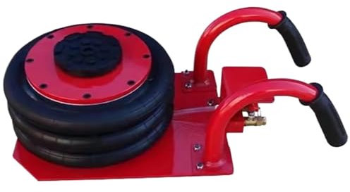 QIUYMGFG rangierwagenheber Air Jack Quick Lift Heavy Duty Auto-Reparatur-Wagenheber, Klappstangen-Wagenheber mit Zwei Rädern, pneumatischer Wagenheber, 3 Tonnen Getriebeheber(Type C)