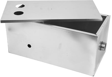 ZJchao Piège de Graisse, Capteurs de Graisse Intercepteur de en Acier Inoxydable, Piège à Commerciale, Séparateur de pour Outils de Cuisine pour la Maison de Restauration
