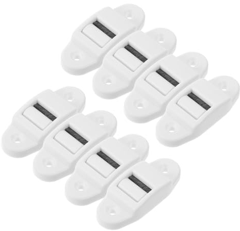 Cabilock 8 Piezas Guía de Correa de Cinta de obturación Limpiador para el Obturador de Rodillos Guía de Correa para reemplazo Accesorios de Rodillos White