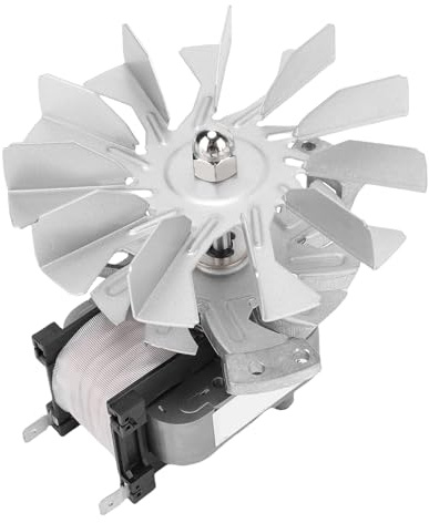 Fockety Gruppo Motore Ventola a Convezione per Forno Elettrico, Motore Ventola a Convezione Gamma con Ventole a 11 Pale per Forno Jakel 19003 7242, Asciugatrice, Incubatrice, Stufa