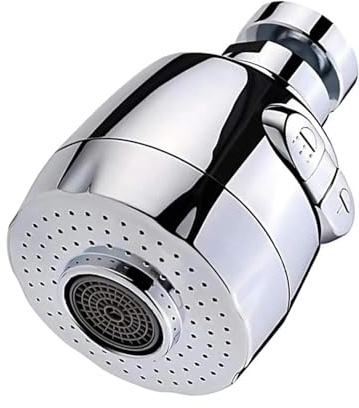 360 °Swivel Sink Faucet Extended Bubbler Tap Aerator Water Saving Faucet Filter Tap Aerator Filter Tap Spray Adjuster Nozzle Head for Bathroom Kitchen (Short)