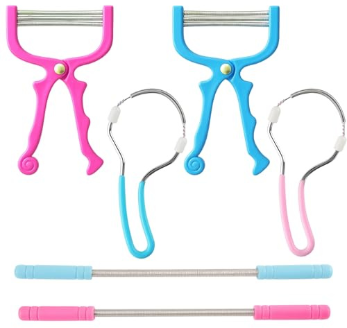 6 Stück Gesichtshaarentferner Für Damen, Haarentfernung Gesicht Damen, Epilierer Damen, Manuelle Epilierer Für Gesichtshaarentfernung, Ideal Für Zuhause, Reisen Und Beauty-Salons, In Verschiedenen Far