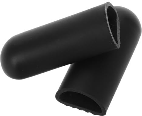 CIYODO 2 Piezas Protector de Silicona Antideslizante para Pata de Cabra de Patinete Eléctrico Funda Duradera para Soporte y Reparación de Negras