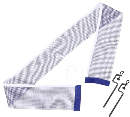 VICASKY Filet et Poteaux de Tennis de Table Portable en Fer et Polyester Filet de Réception pour Tables Standard Installation Rapide Entraînement Intérieur et Extérieur Équipement Tennis