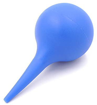 Honbay 75ml Rubber Squeeze Bulb Ear Syringe Ball Laboratory Tool (Blue)