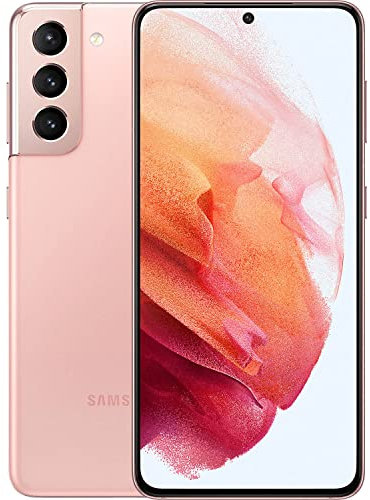 Samsung Galaxy S21 5G Smartphone SIM Free Android Mobile Phone Phantom Pink 128GB (Renewed)