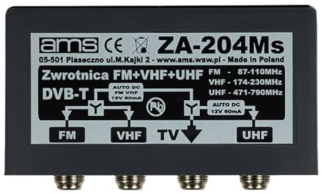 Antenne Weiche für FM/UKW, DAB, TV/DVB-T