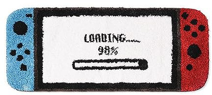 PEIHUODAN Faux Fur Area Rug Gaming Gamer Bedside Blanket Gaming Room de Ventana Dormitorio Salón Decoración Suelo de Interior Lavables Alfombras Antideslizantes Almohadillas (Alfombras 2,100 * 200cm)