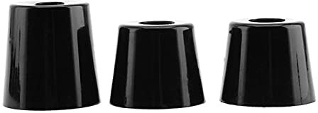 Tappo in gomma con tappo chiuso, tappo cieco, 5 pezzi Gambe for mobili Piedi Altoparlante Armadietto Letto Tavolo Scatola Tappo con guarnizione in gomma conica 12X8X7mm Nero (Colore: 12x8x7mm) (Colore
