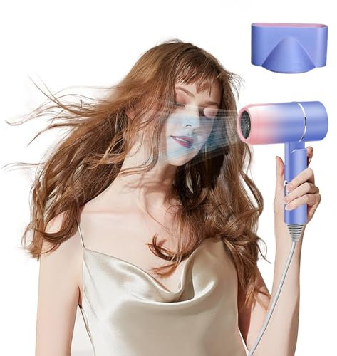 Travel Hairdryer, Foldable Travel Hairdryers for Women, Lightweight Ionic Hair Dryer, Travel Hairdryers Lightweight with 2 Heating and Cooling Buttons, Small Hair Dryer for Women and Men