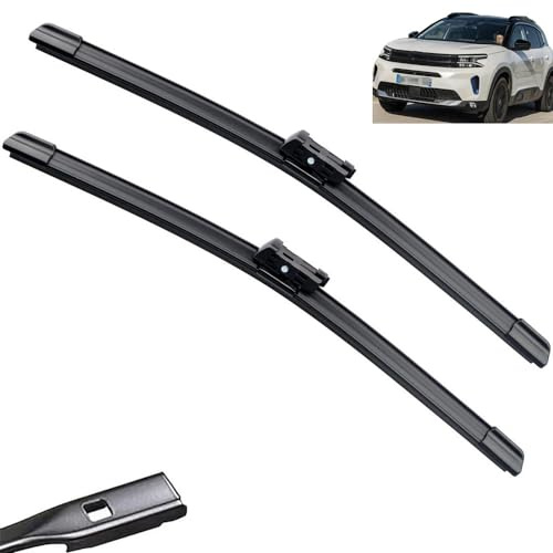Balai d'essuie-glace avant de voiture compatible avec Citroën C5 Aircross C5Aircross 2017 2018 2019 2020 2021 2022, accessoires de pare-brise, brosses
