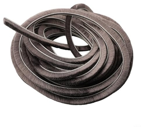 Burlete para burlete de escobilla, tira de sellado de pila, tira de sellado de pila, burlete de puerta corredera, burlete de 5 mm x 8 mm