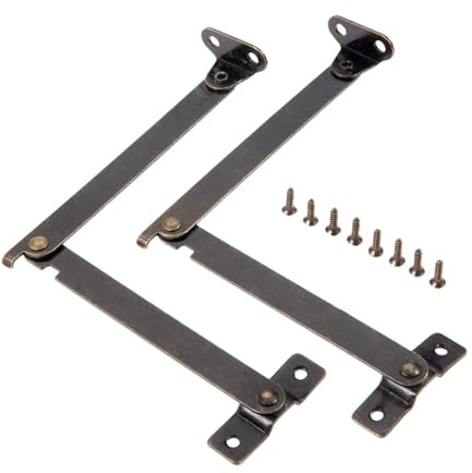 LYHYDMA Compas de Fenêtre Support de Couvercle charnières Rester 108 * 11mm décor charnière boîte matériel de Meubles